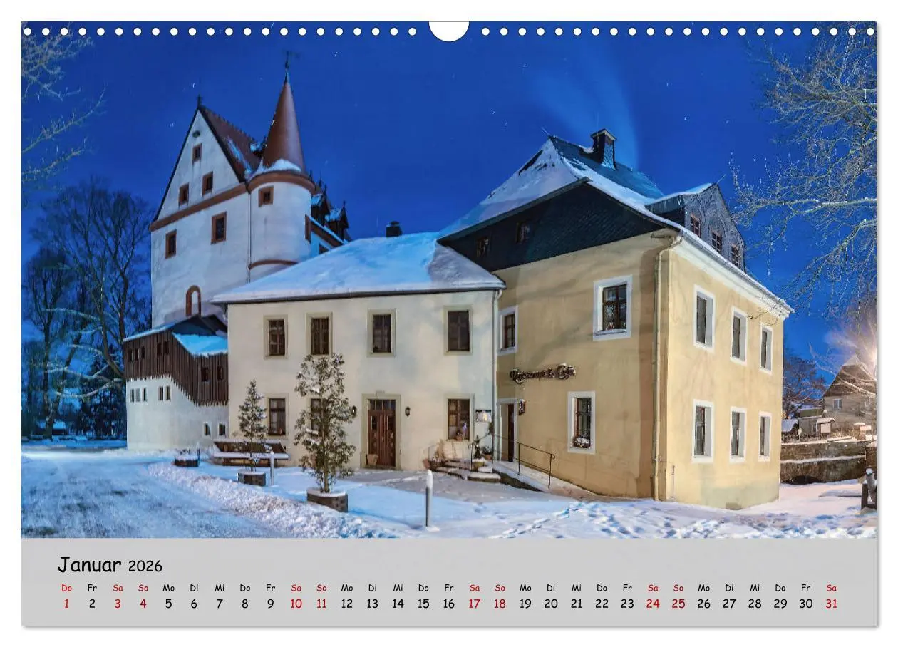 Bild: 9783457864449 | Historisches Erzgebirge (Wandkalender 2026 DIN A3 quer), CALVENDO...