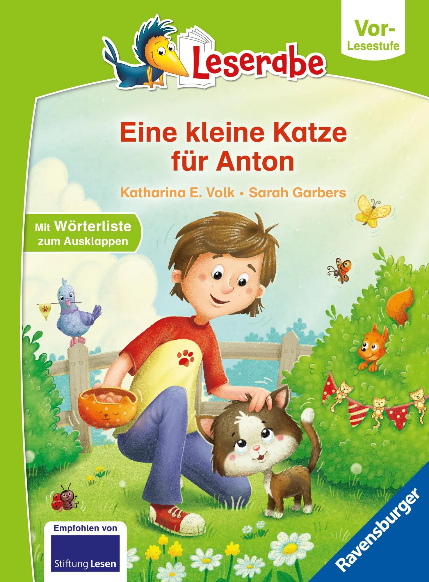 Cover: 9783473464449 | Leserabe Vor-Lesestufe - Eine kleine Katze für Anton | Volk | Buch