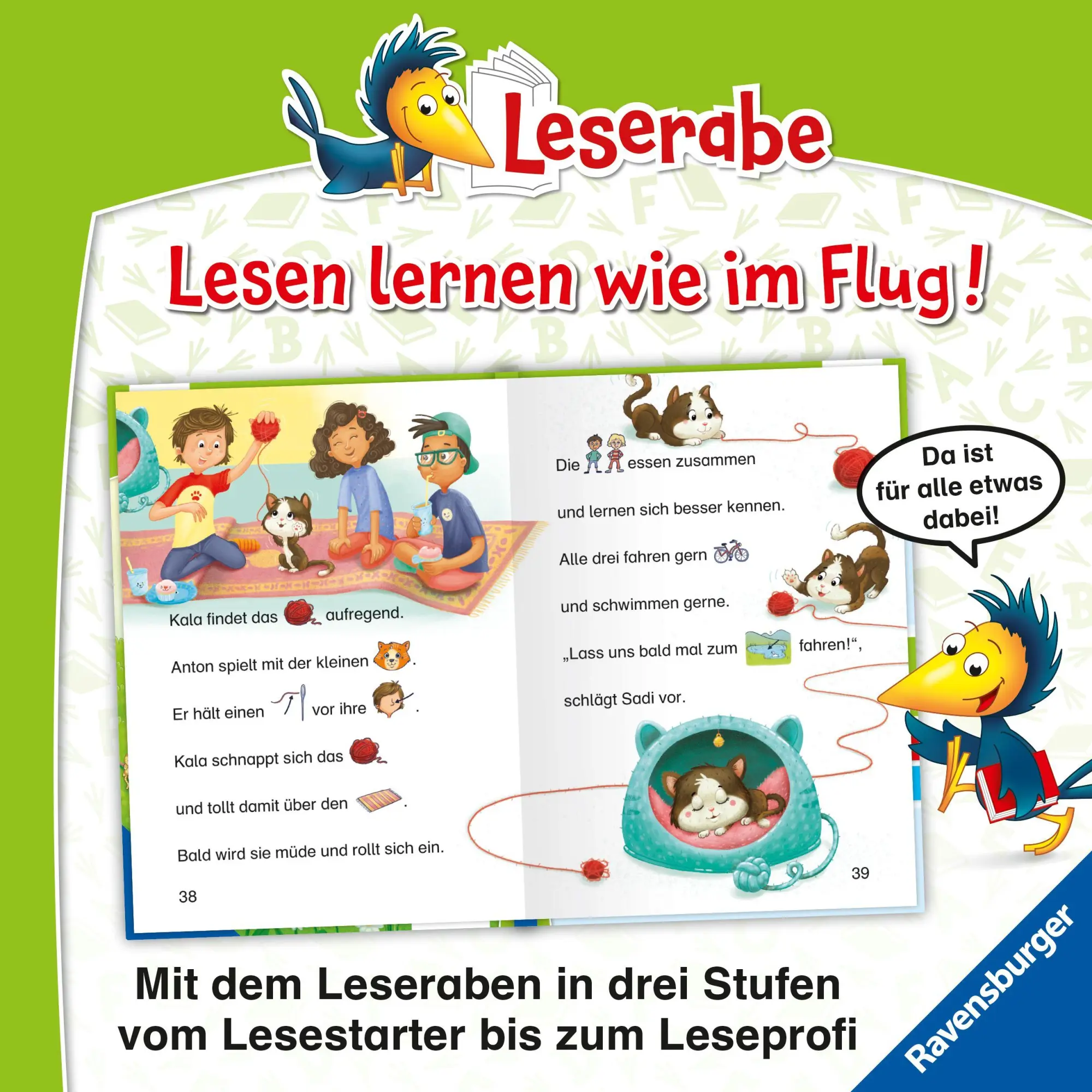 Bild: 9783473464449 | Leserabe Vor-Lesestufe - Eine kleine Katze für Anton | Volk | Buch