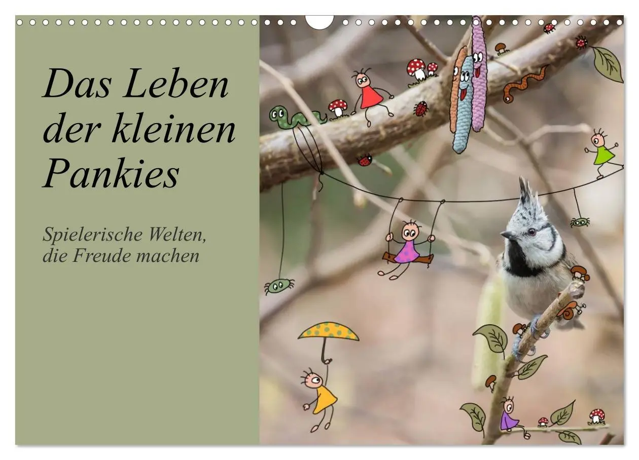 Cover: 9783516024449 | Das Leben der kleinen Pankies (Wandkalender 2026 DIN A3 quer),...