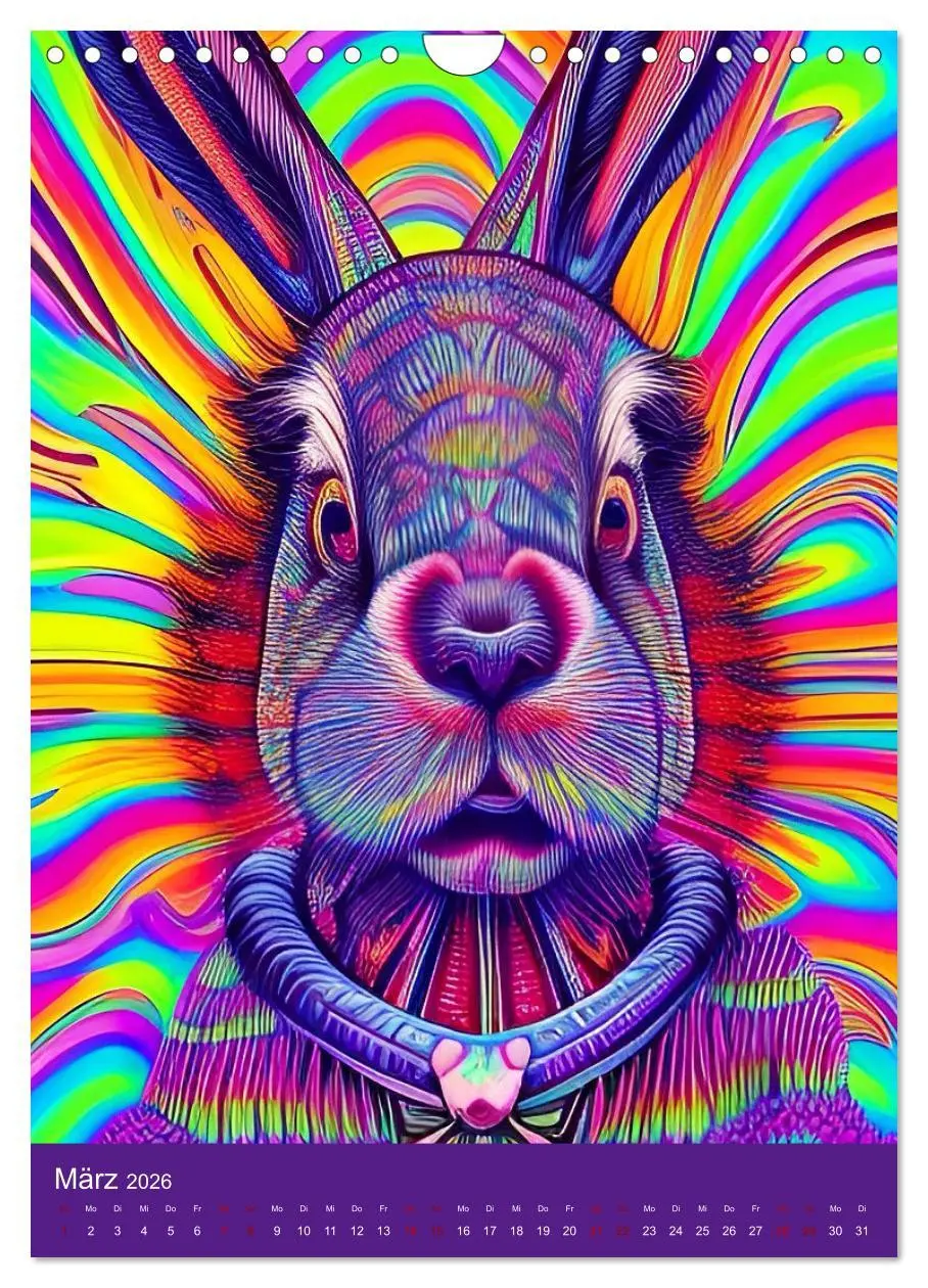Bild: 9783516334449 | Crazy Neon - Das Farbspektakel (Wandkalender 2026 DIN A4 hoch),...