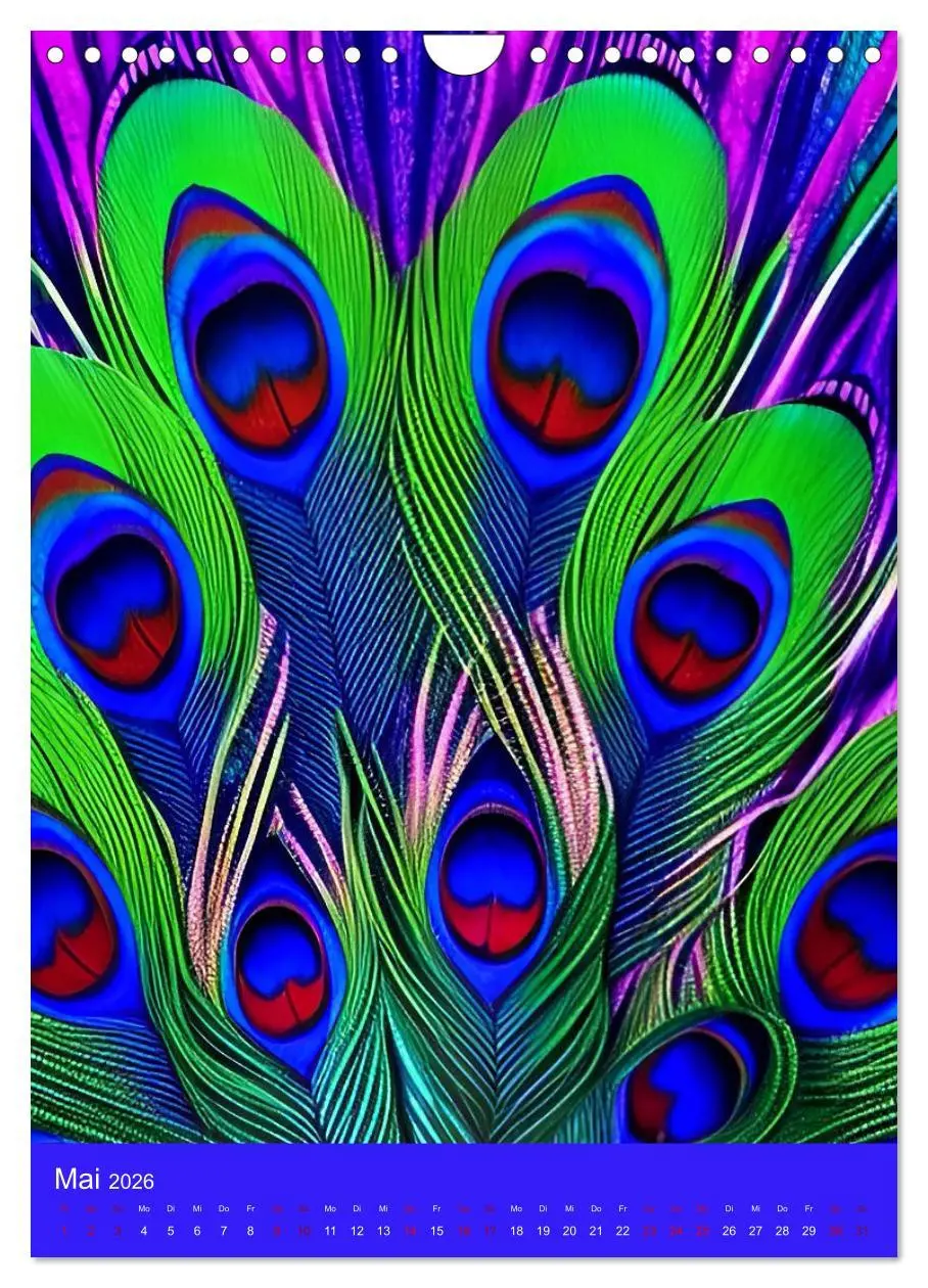 Bild: 9783516334449 | Crazy Neon - Das Farbspektakel (Wandkalender 2026 DIN A4 hoch),...