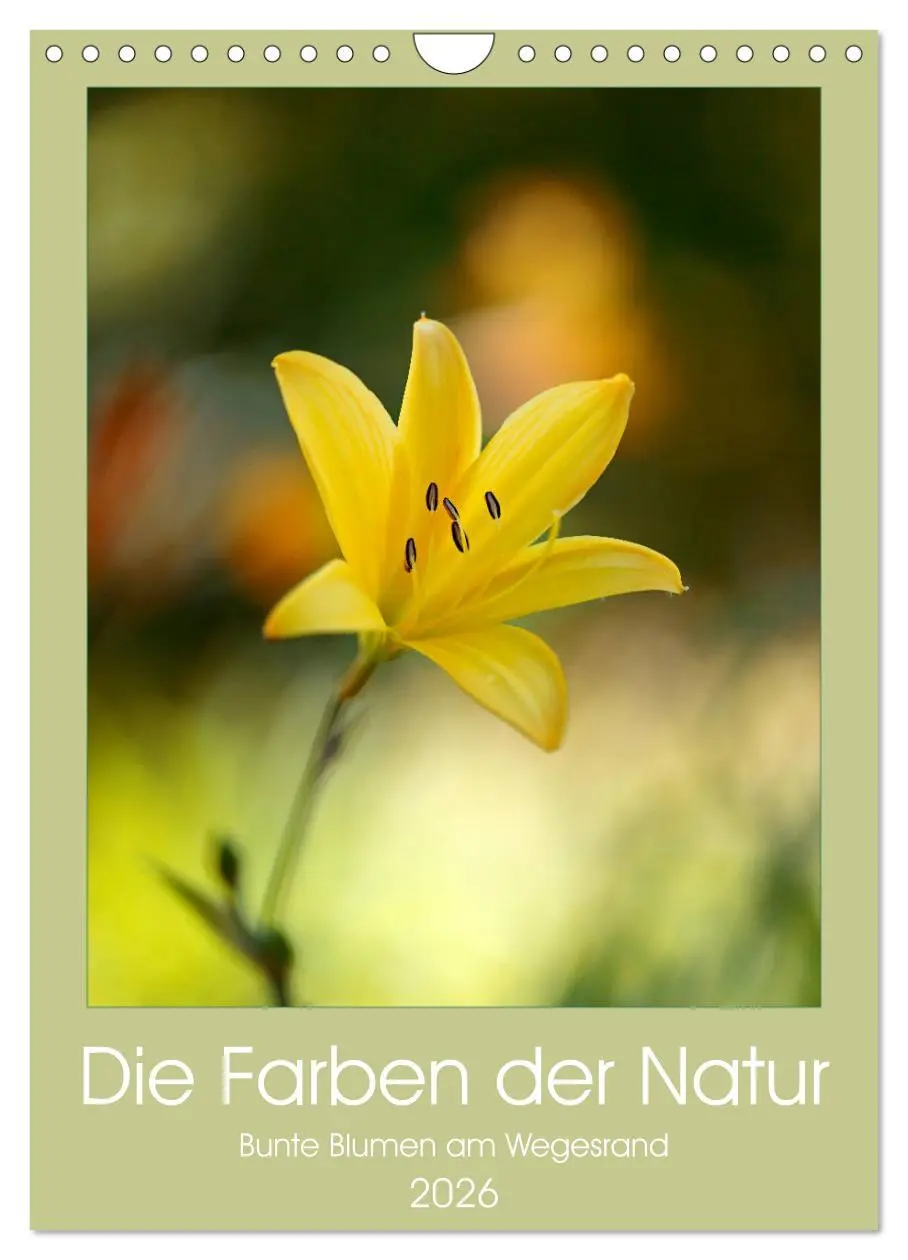 Cover: 9783516404449 | Colors of Nature (Wandkalender 2026 DIN A4 hoch), CALVENDO...
