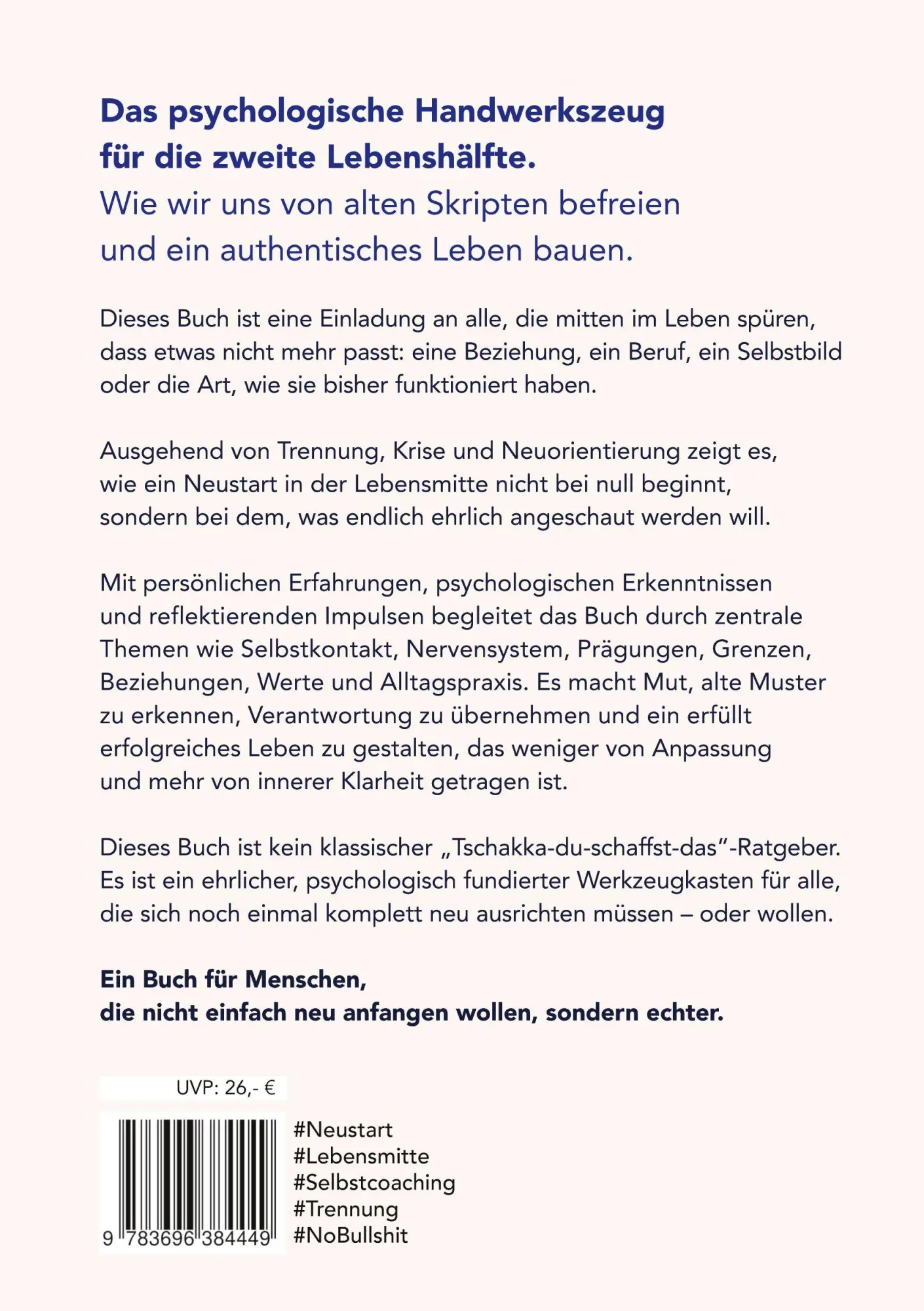 Rückseite: 9783696384449 | NEUSTART MITTEN IM LEBEN | Mark Singrin | Taschenbuch | 360 S. | 2026