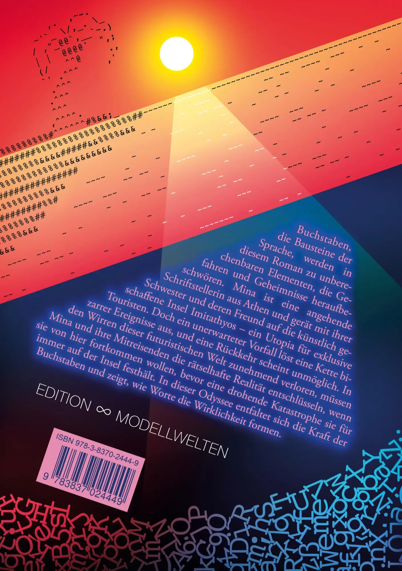 Rückseite: 9783837024449 | IMITATHYOS | Das unendliche Alphabet | Matthias A. K. Zimmermann