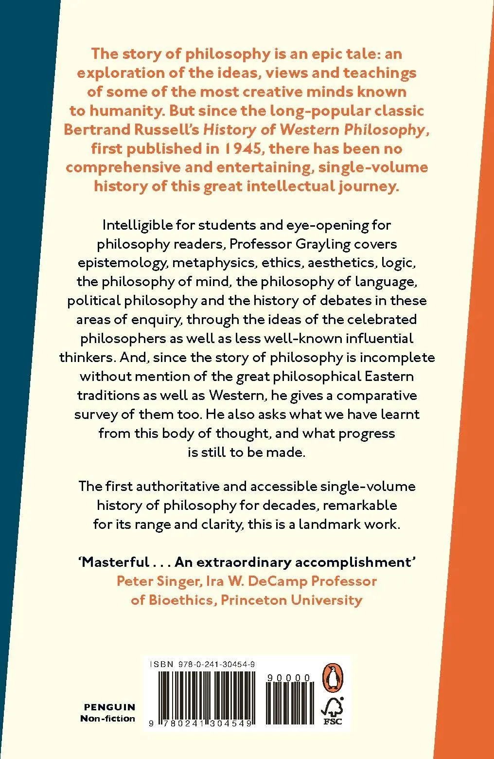 Rückseite: 9780241304549 | The History of Philosophy | A. C. Grayling | Taschenbuch | XXII | 2020