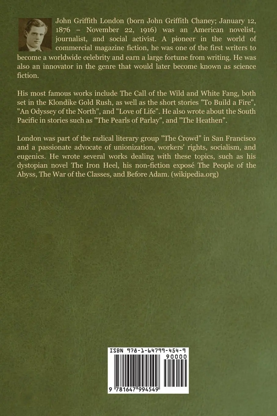 Rückseite: 9781647994549 | The Jacket (The Star-Rover) | Jack London | Taschenbuch | Englisch