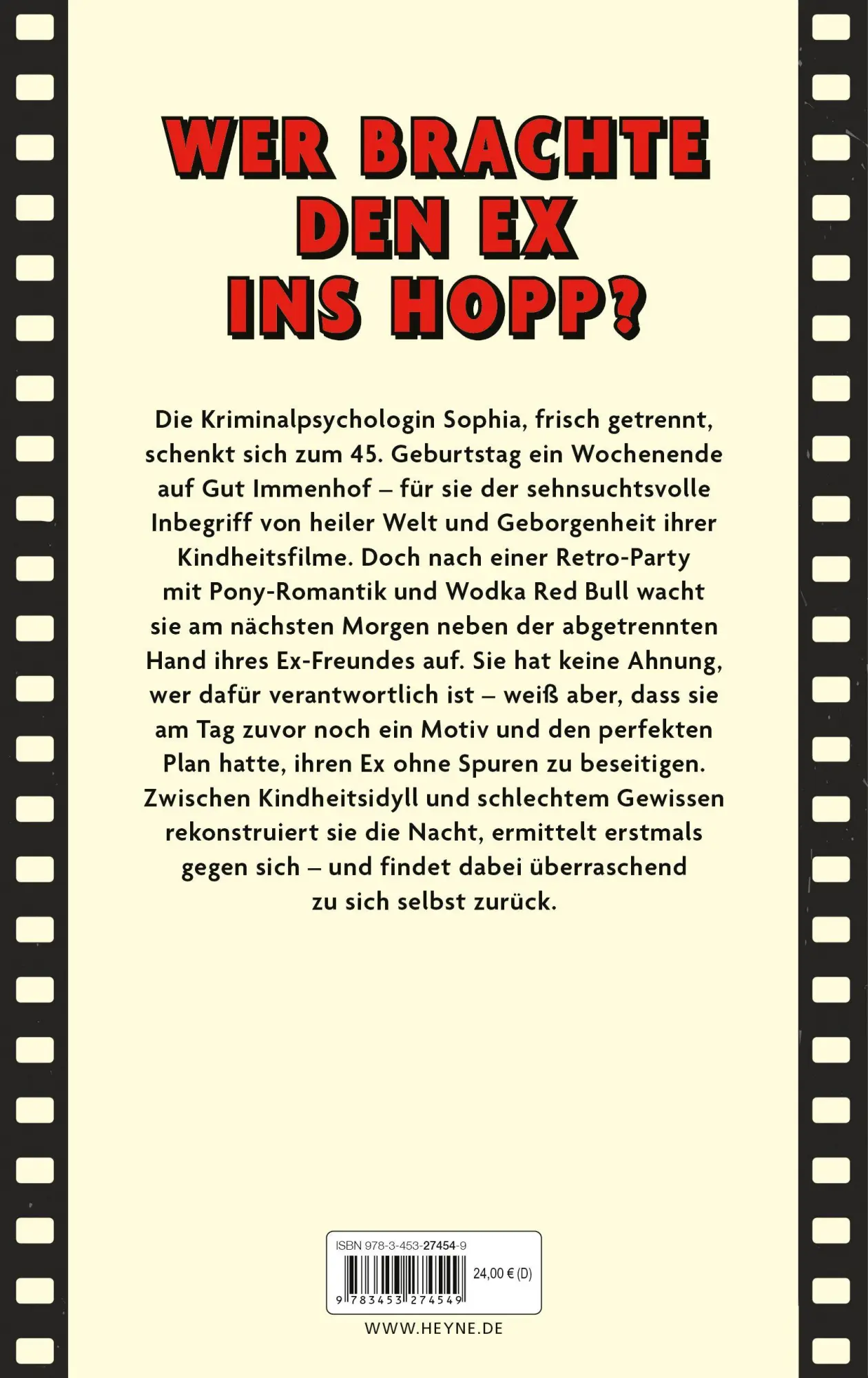 Bild: 9783453274549 | Filmriss auf Immenhof | Trippel. Trappel. Tot. | Karsten Dusse | Buch