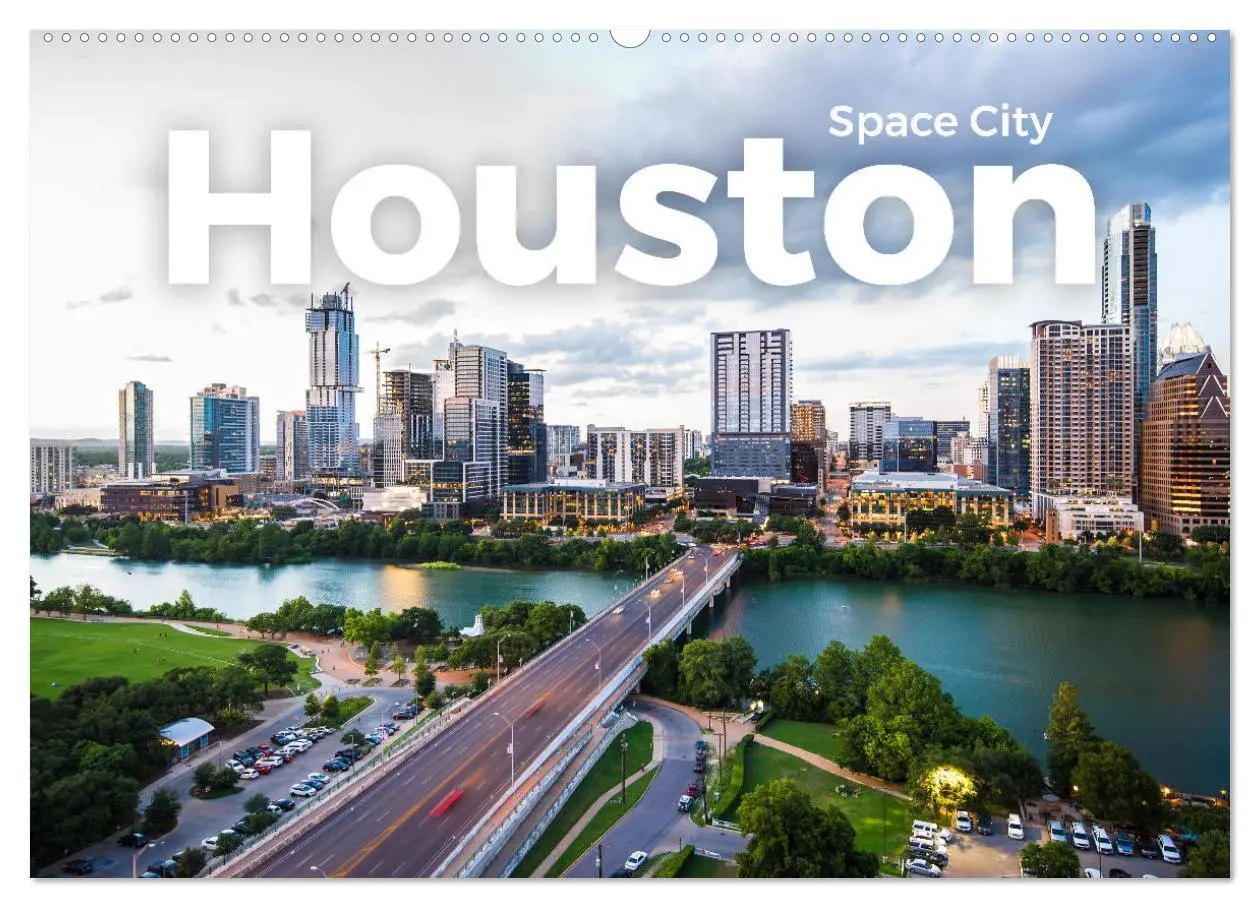 Cover: 9783457614549 | Houston - Space City (Wandkalender 2026 DIN A2 quer), CALVENDO...