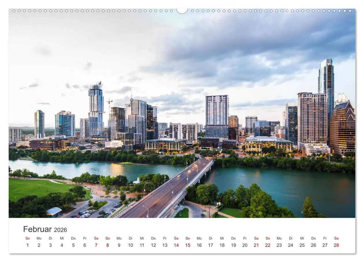 Bild: 9783457614549 | Houston - Space City (Wandkalender 2026 DIN A2 quer), CALVENDO...