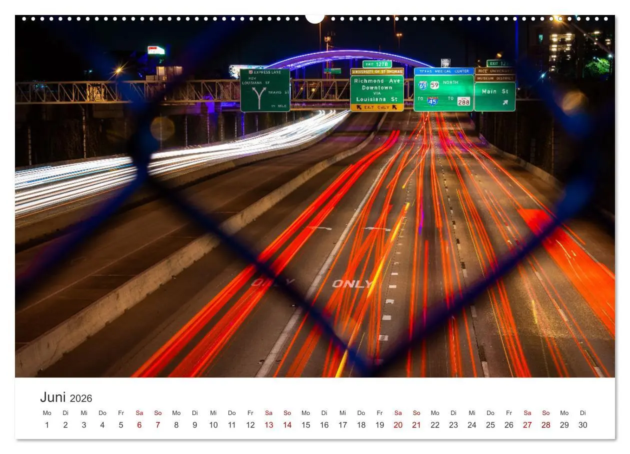 Bild: 9783457614549 | Houston - Space City (Wandkalender 2026 DIN A2 quer), CALVENDO...
