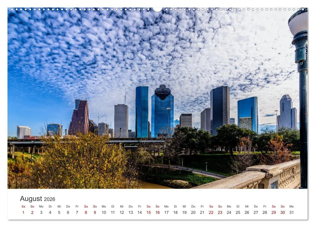 Bild: 9783457614549 | Houston - Space City (Wandkalender 2026 DIN A2 quer), CALVENDO...