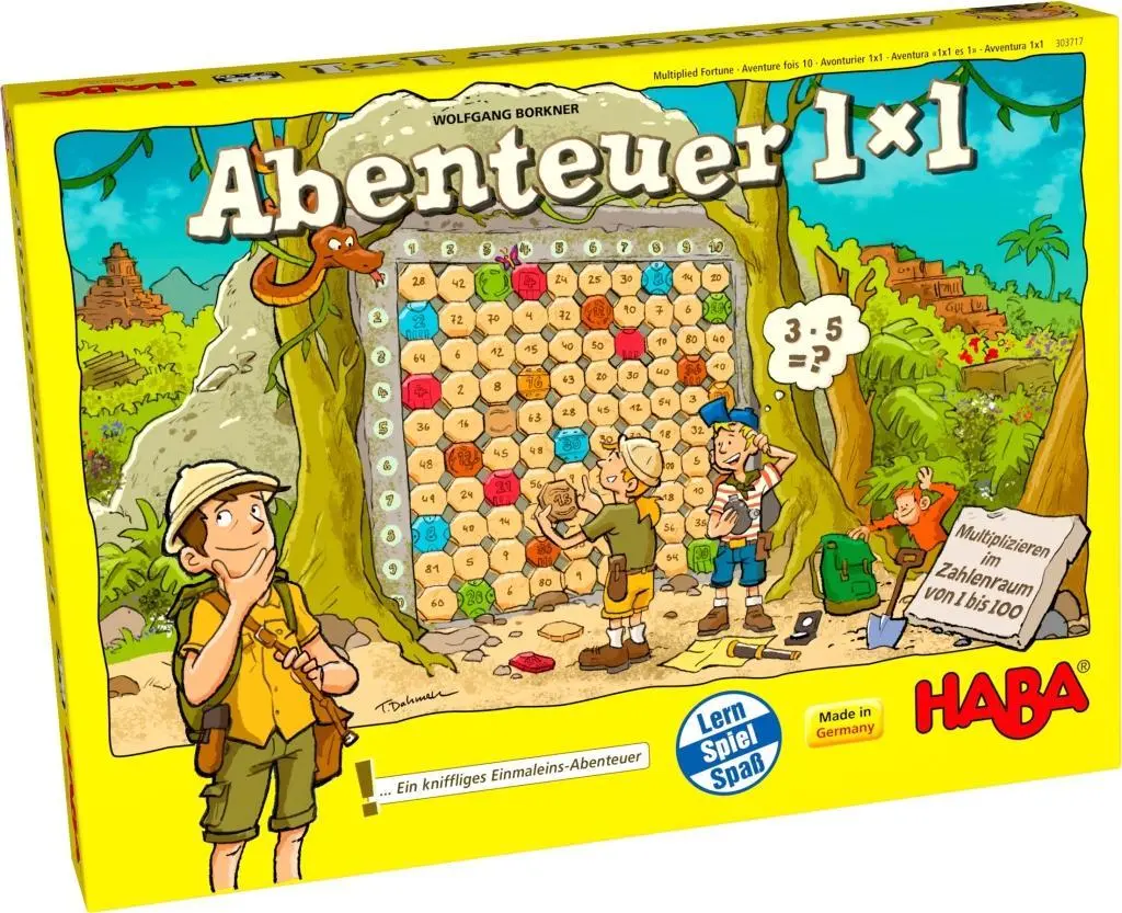 Cover: 4010168234649 | Abenteuer 1x1 | Spiel | 1303717001 | Deutsch | 2018