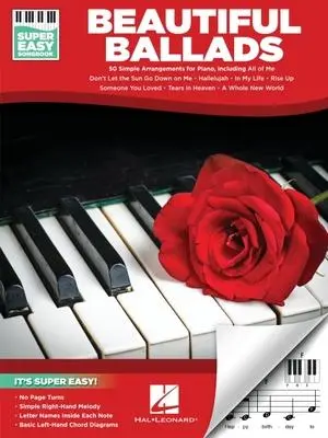 Cover: 9781705154649 | Beautiful Ballads - Super Easy Songbook: 50 Simple Arrangements for...