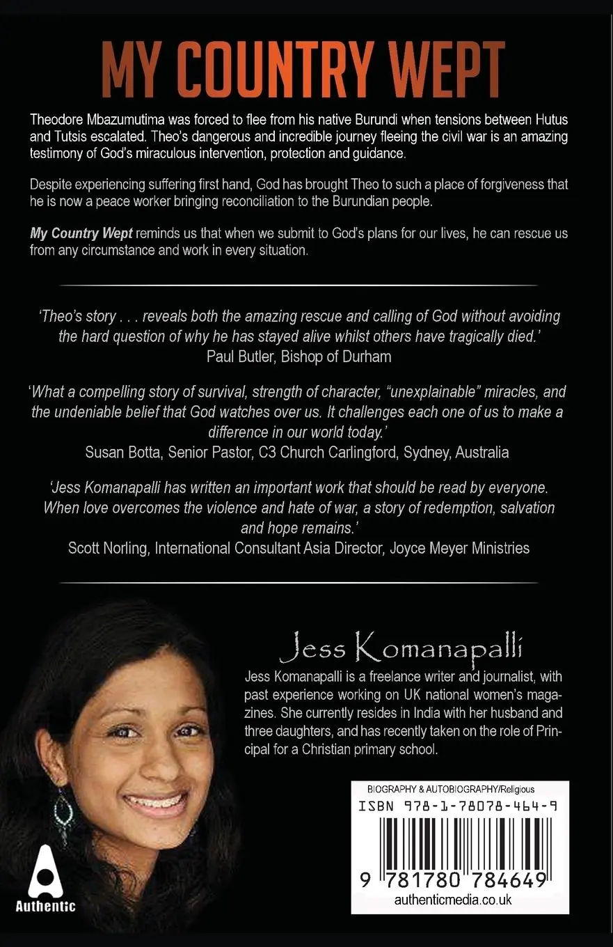 Rückseite: 9781780784649 | My Country Wept | Jessica Komanapalli | Taschenbuch | Englisch | 2018