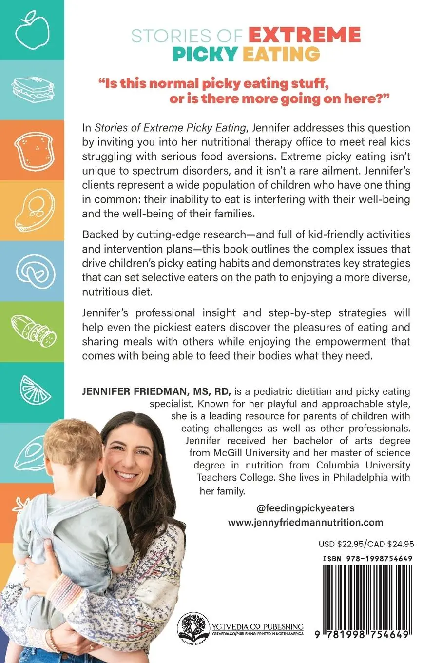 Rückseite: 9781998754649 | Stories of Extreme Picky Eating | Jennifer Friedman | Taschenbuch