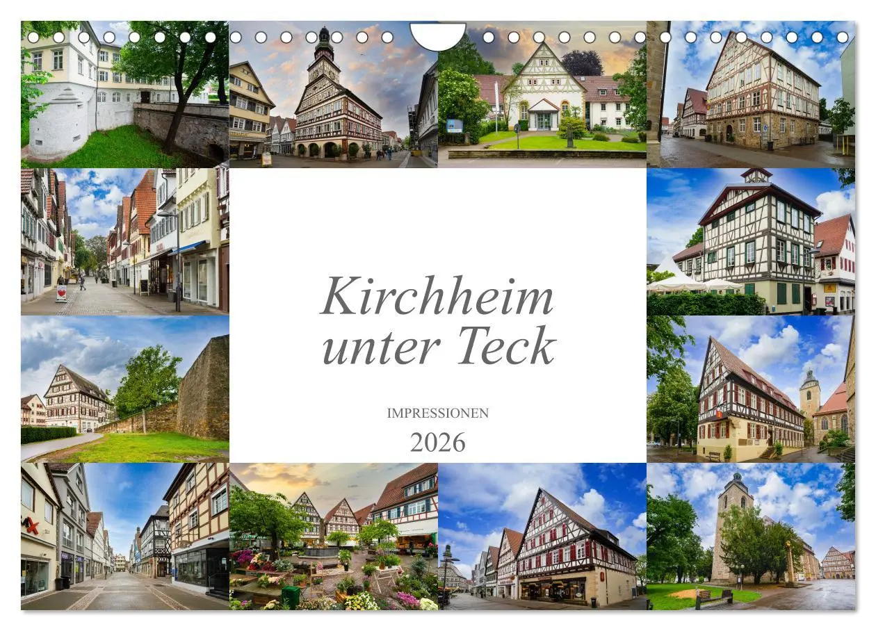 Cover: 9783457604649 | Kirchheim unter Teck Impressionen (Wandkalender 2026 DIN A4 quer),...