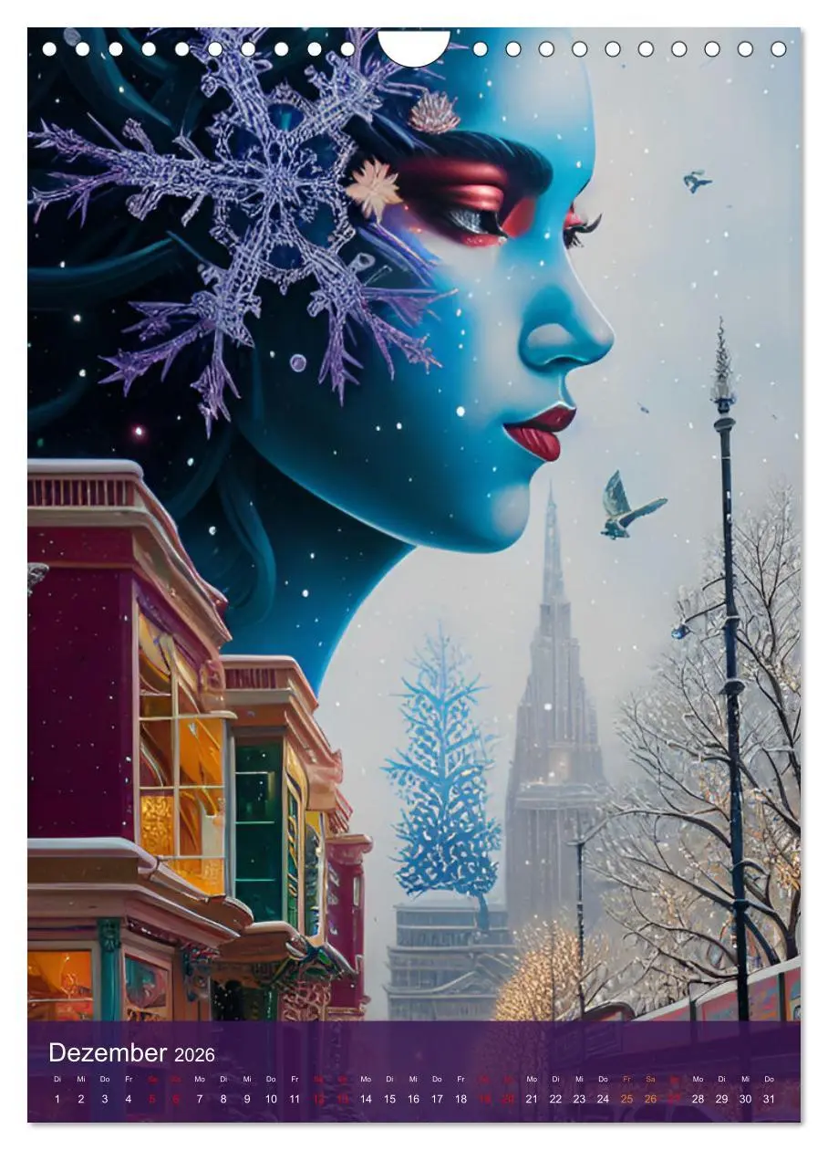 Bild: 9783516314649 | Fotokunst mit KI - Surrealismus (Wandkalender 2026 DIN A4 hoch),...