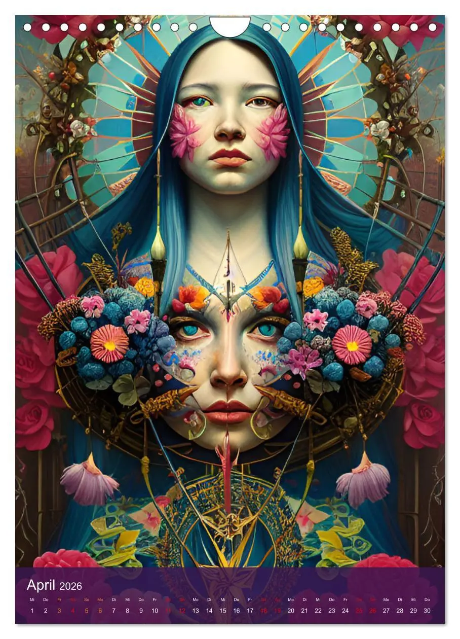 Bild: 9783516314649 | Fotokunst mit KI - Surrealismus (Wandkalender 2026 DIN A4 hoch),...
