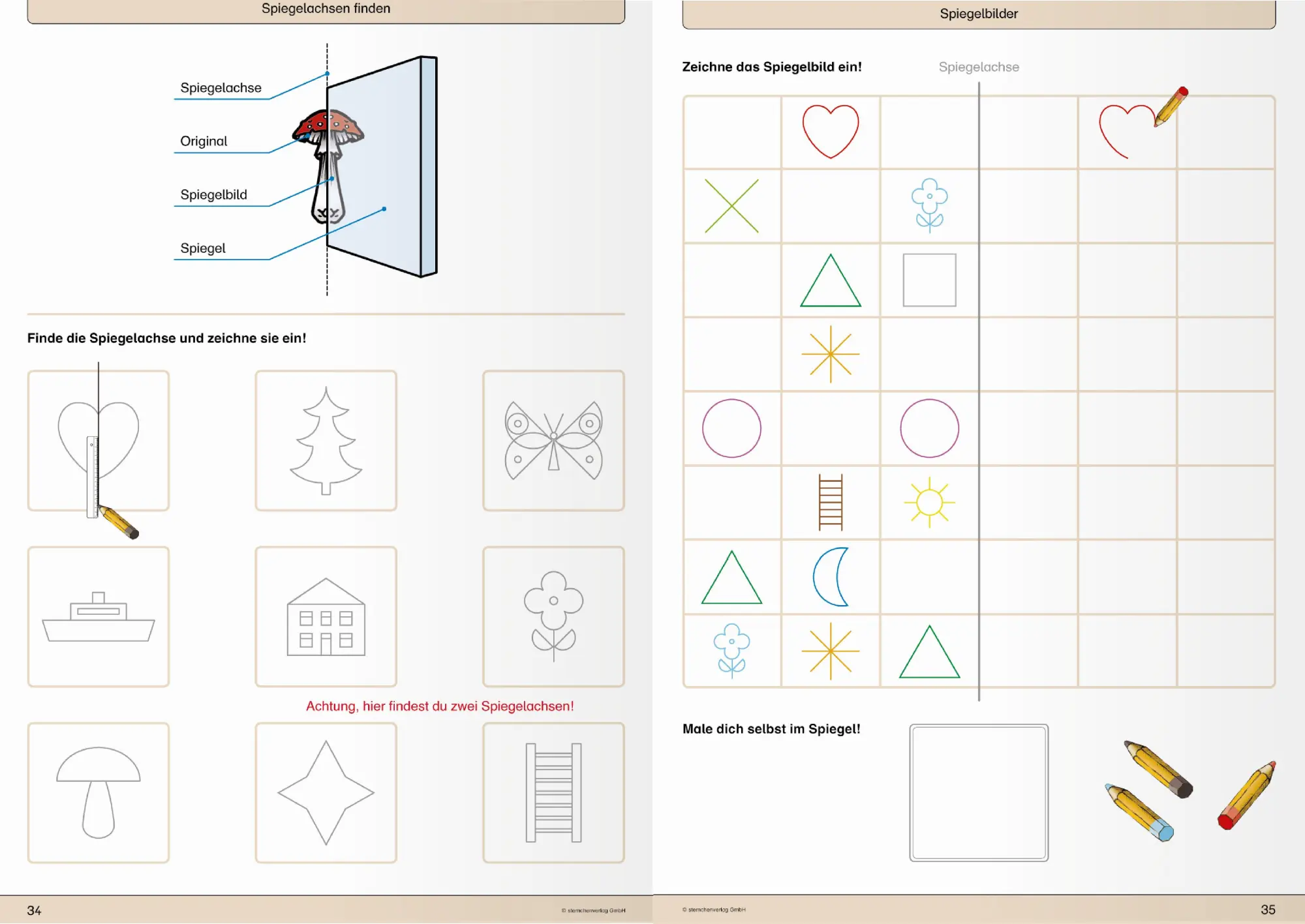 Bild: 9783946904649 | Mein Geometrieheft 1/2 und 3/4 im Set | Katrin Langhans | Taschenbuch