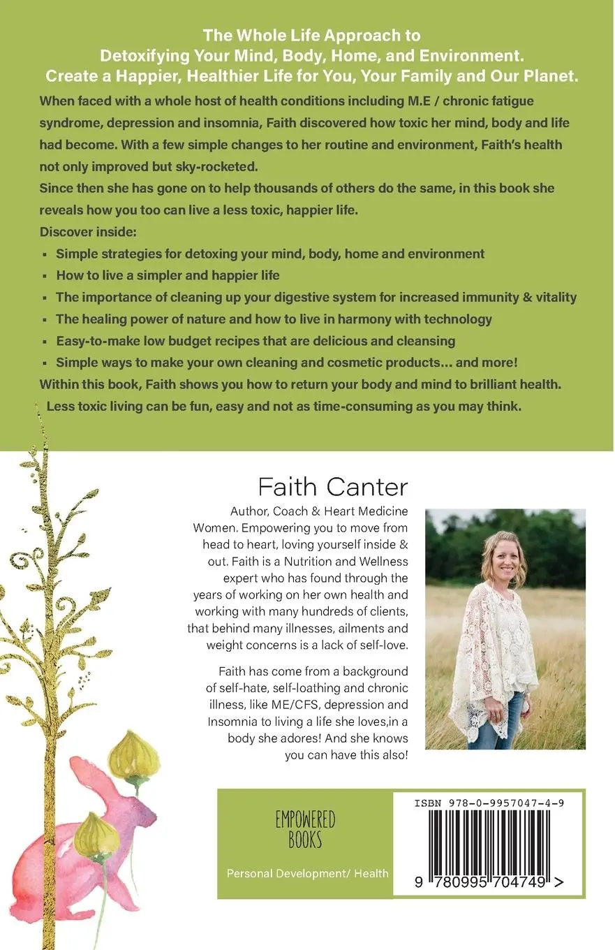 Rückseite: 9780995704749 | Living a Life Less Toxic | Faith Canter | Taschenbuch | Englisch
