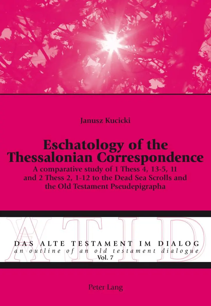 Cover: 9783034314749 | Eschatology of the Thessalonian Correspondence | Janusz Kucicki | Buch