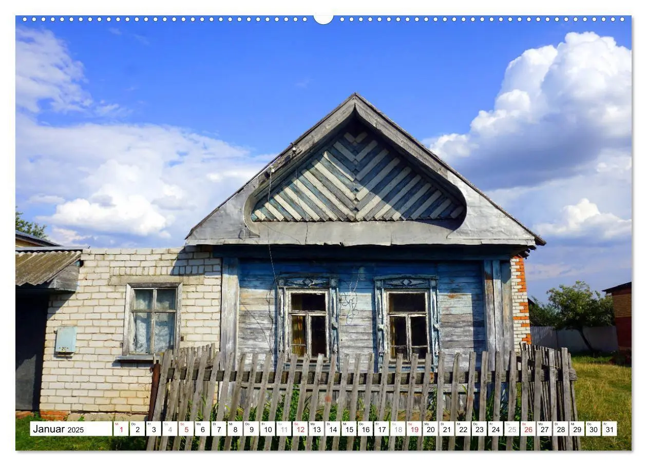 Bild: 9783435294749 | Romantisches Russland - Holzhäuser in Tschuwaschien (Wandkalender...