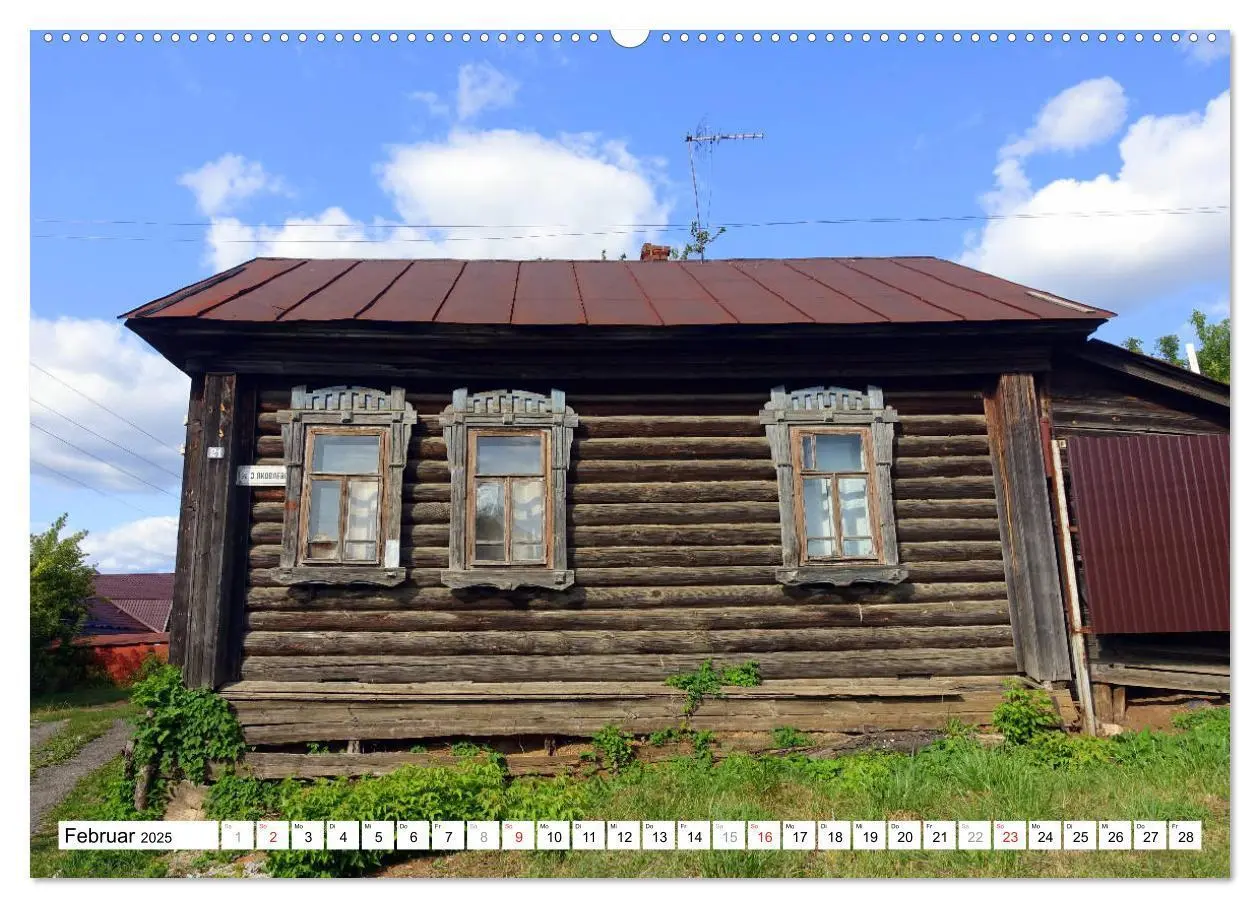 Bild: 9783435294749 | Romantisches Russland - Holzhäuser in Tschuwaschien (Wandkalender...