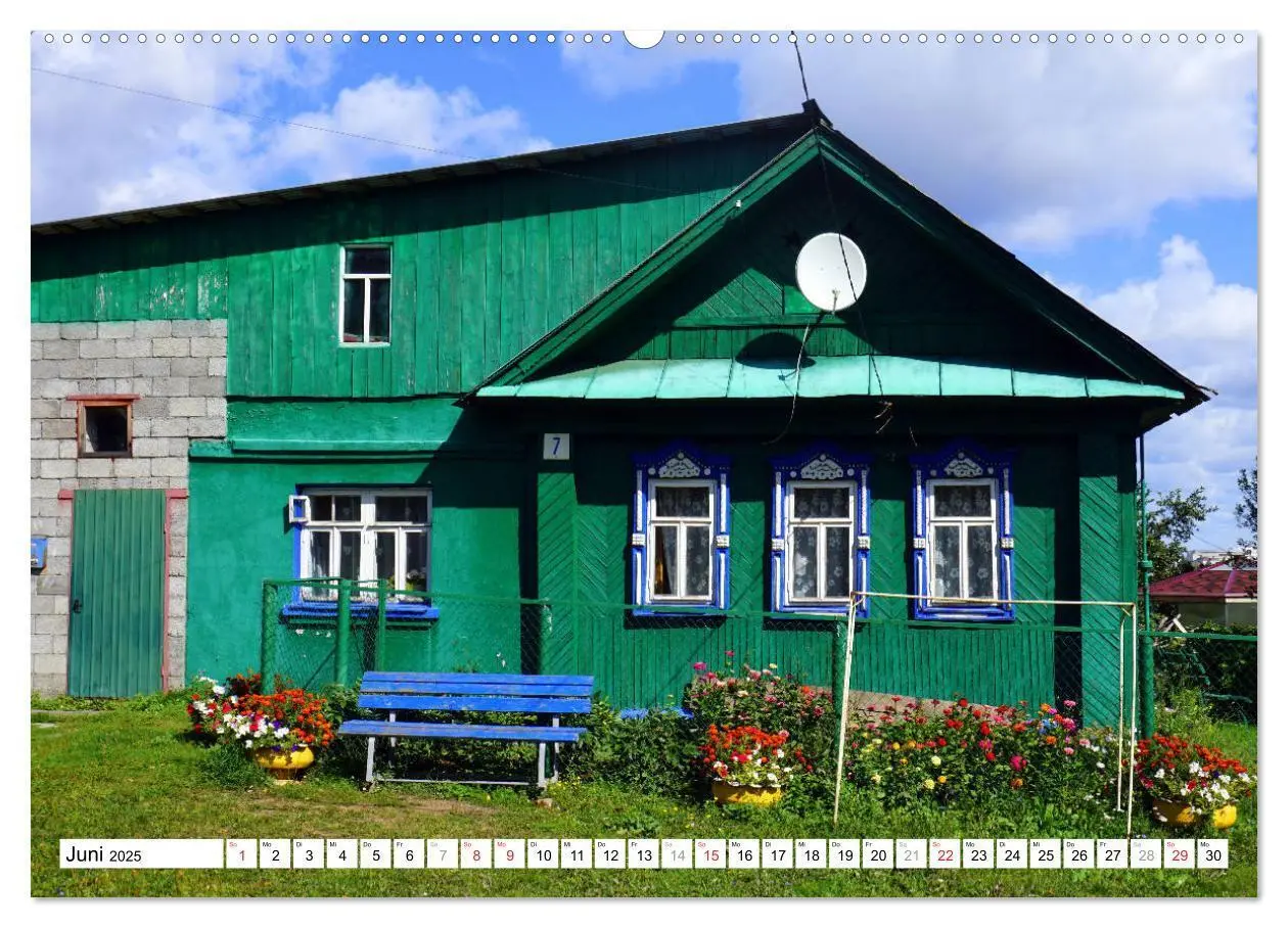 Bild: 9783435294749 | Romantisches Russland - Holzhäuser in Tschuwaschien (Wandkalender...