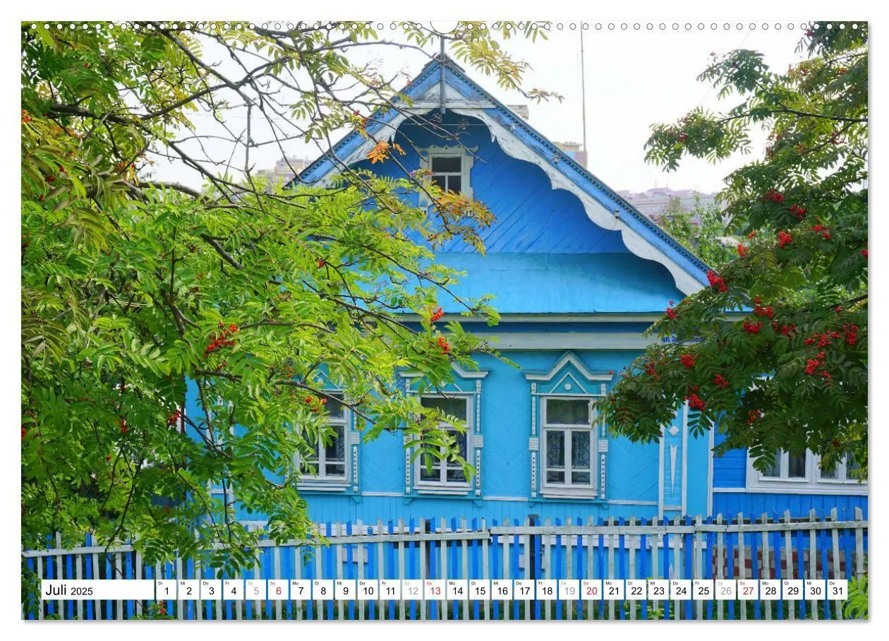 Bild: 9783435294749 | Romantisches Russland - Holzhäuser in Tschuwaschien (Wandkalender...
