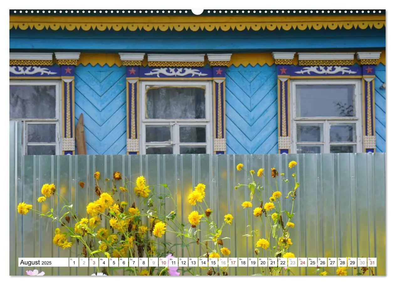 Bild: 9783435294749 | Romantisches Russland - Holzhäuser in Tschuwaschien (Wandkalender...