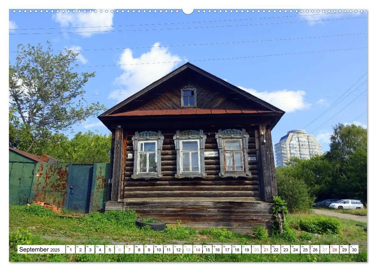 Bild: 9783435294749 | Romantisches Russland - Holzhäuser in Tschuwaschien (Wandkalender...