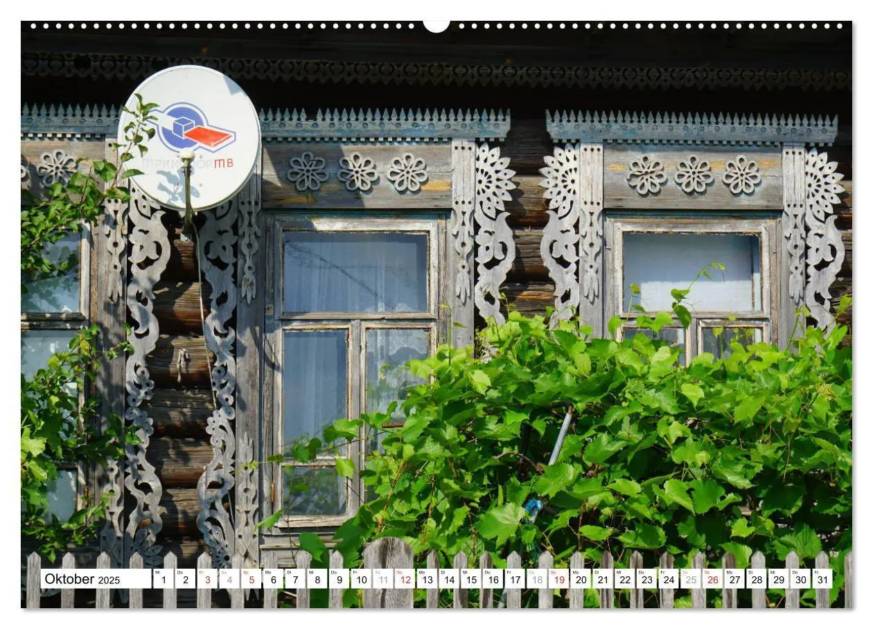 Bild: 9783435294749 | Romantisches Russland - Holzhäuser in Tschuwaschien (Wandkalender...