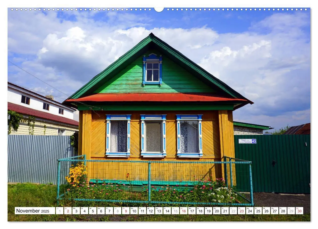 Bild: 9783435294749 | Romantisches Russland - Holzhäuser in Tschuwaschien (Wandkalender...