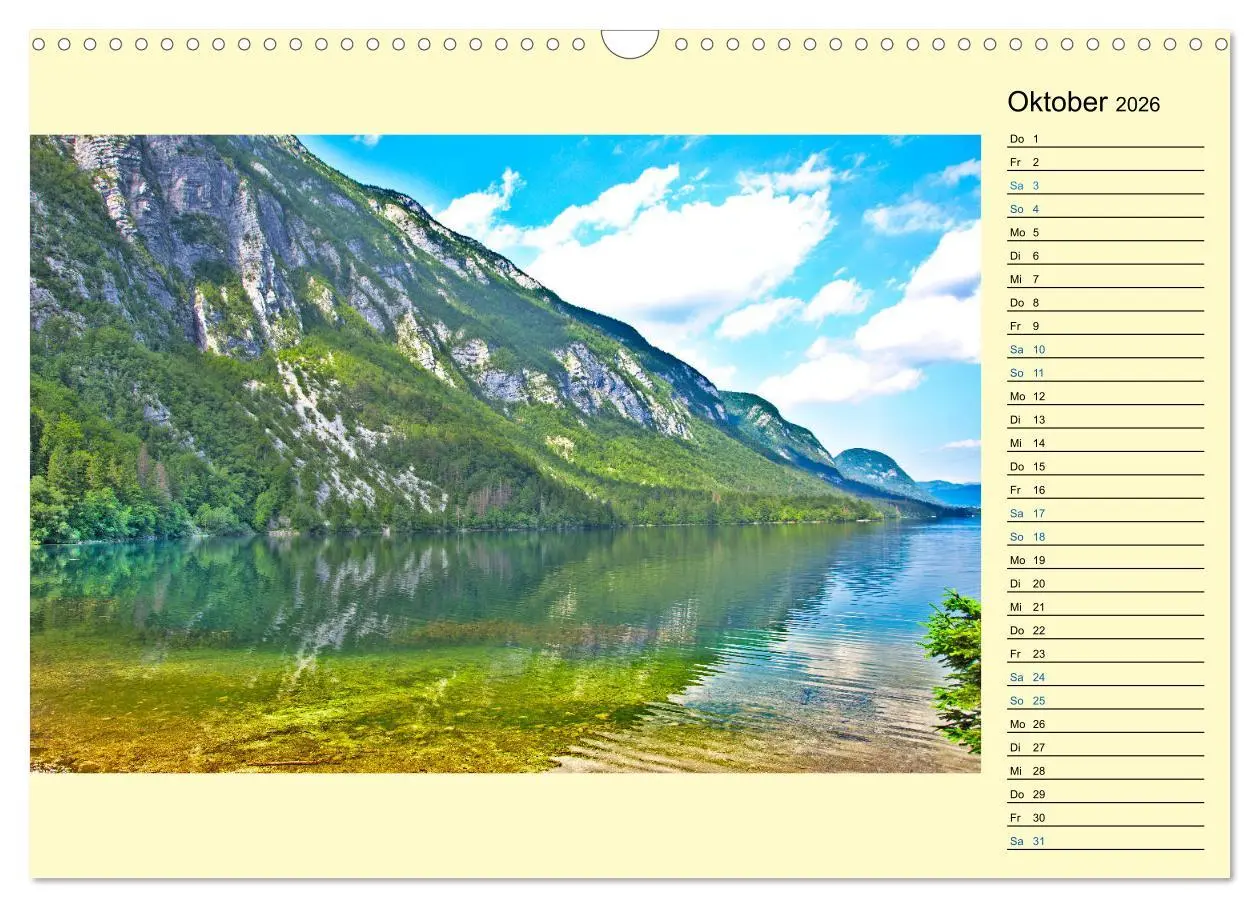 Bild: 9783457764749 | Slowenien - Impressionen eines Naturjuwels (Wandkalender 2026 DIN...