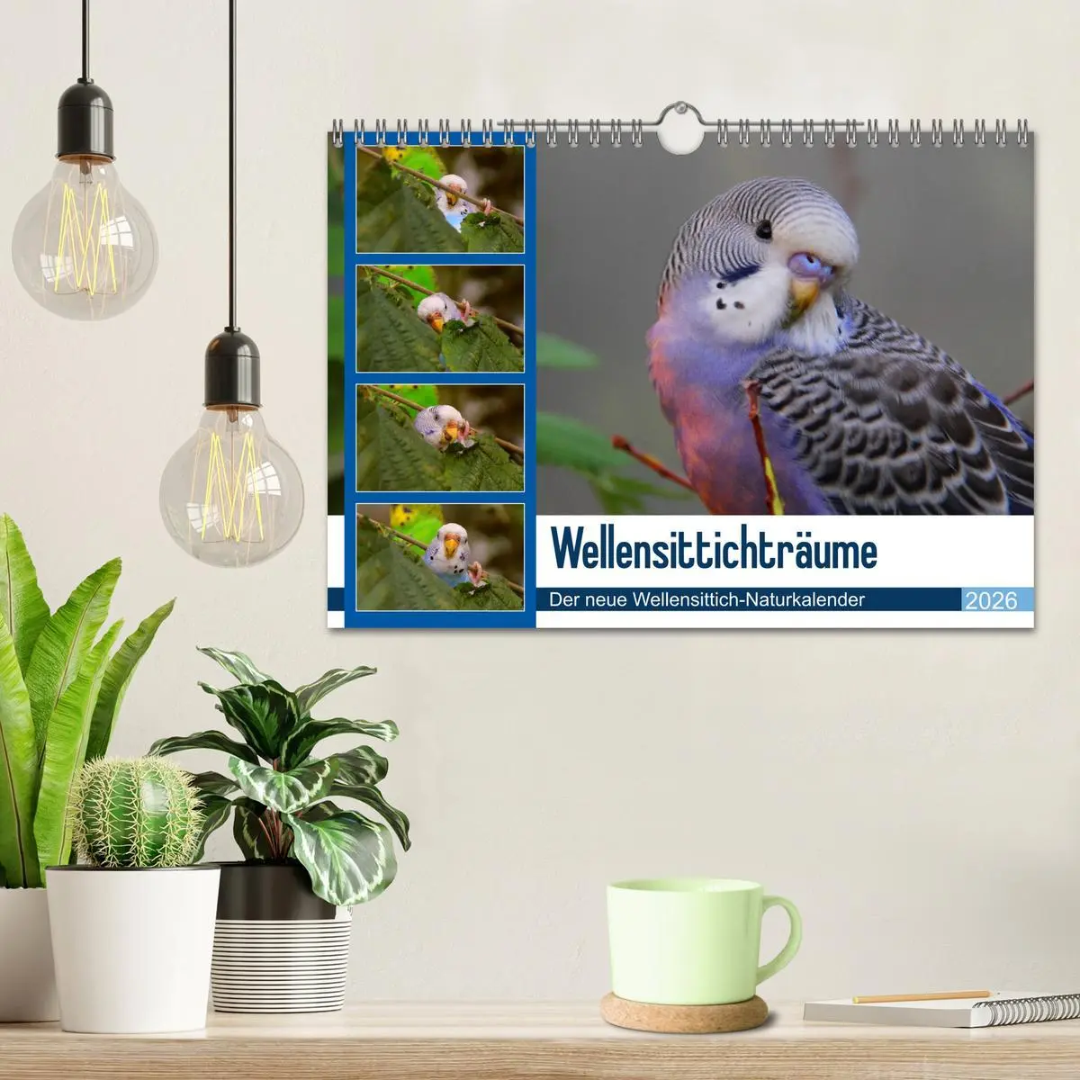 Bild: 9783457904749 | Wellensittichträume - Der neue Wellensittich-Naturkalender...