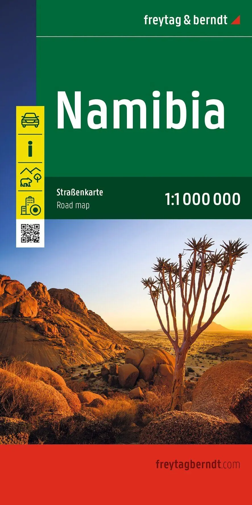 Cover: 9783707924749 | Namibia, Straßenkarte 1:1.000.000, freytag &amp; berndt | Freytag &amp; Berndt
