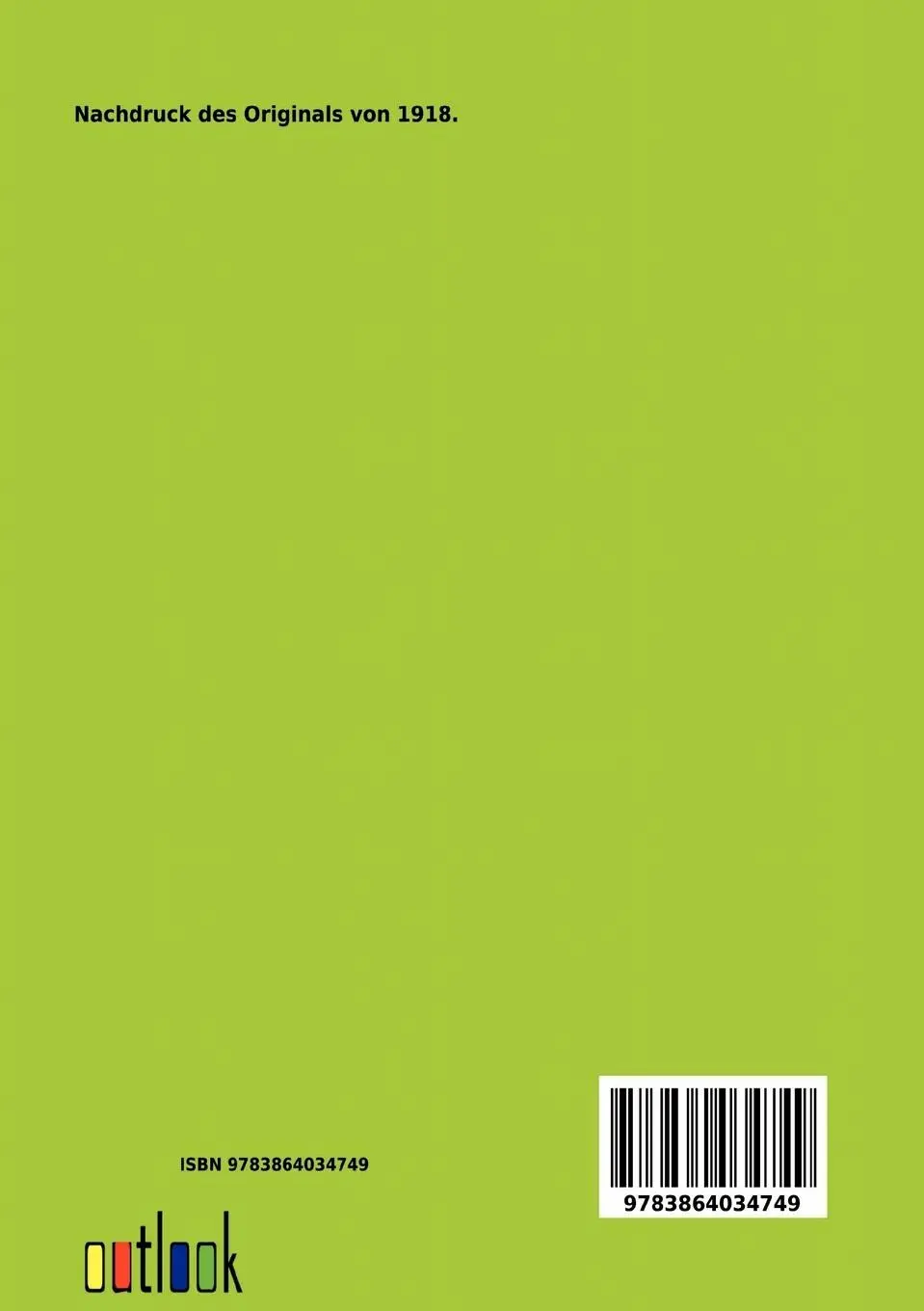 Rückseite: 9783864034749 | Hamborger Janmooten | Gorch Fock | Taschenbuch | 188 S. | Deutsch