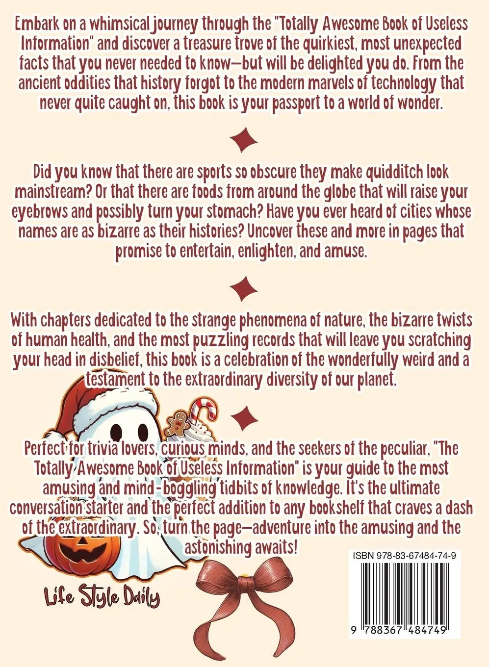 Rückseite: 9788367484749 | Totally Awesome Book of Useless Information | Life Daily Style | Buch