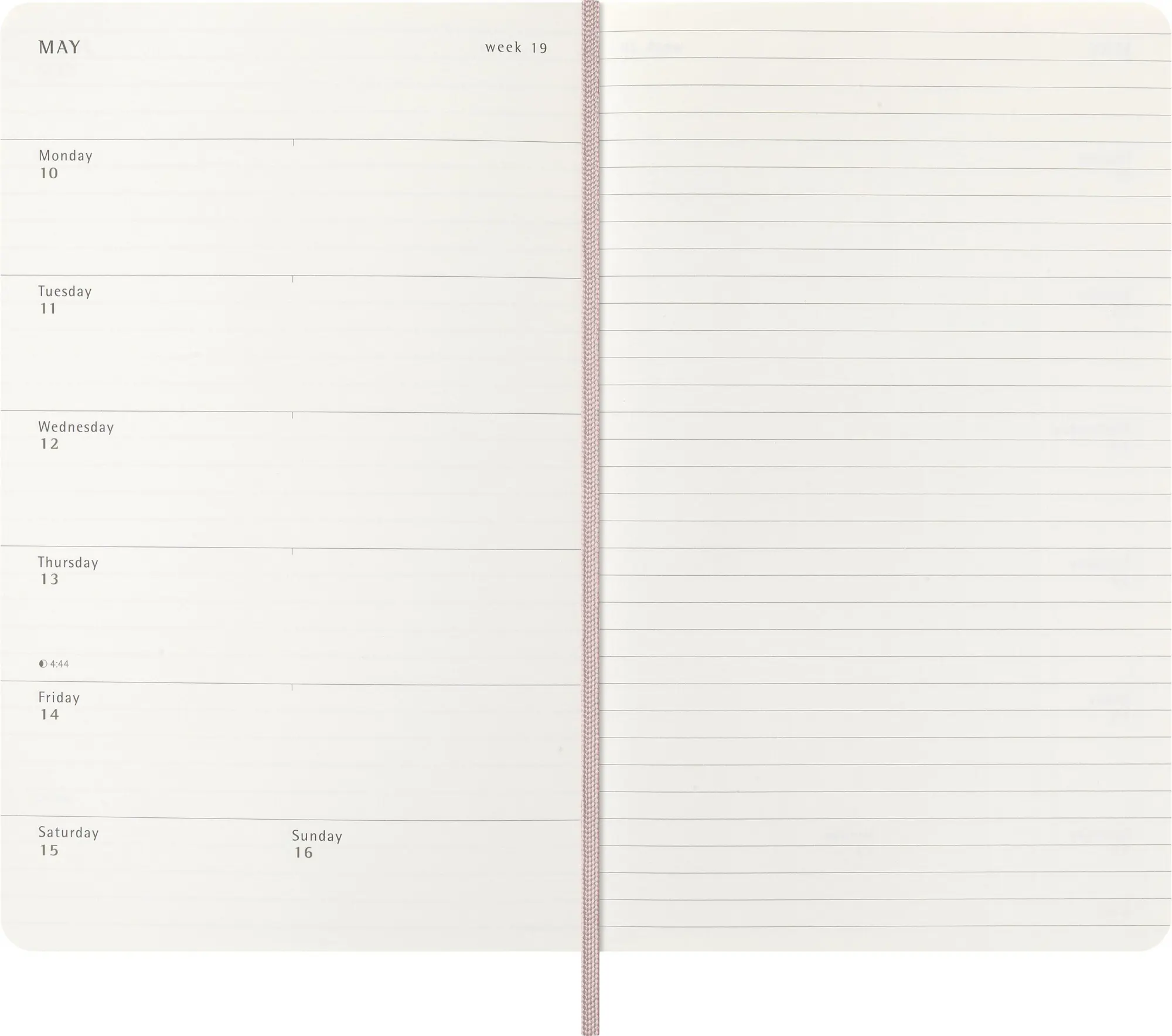Bild: 8056999274849 | Moleskine Precious &amp; Ethical 12 Monate Wochen Notizkalender 2027,...