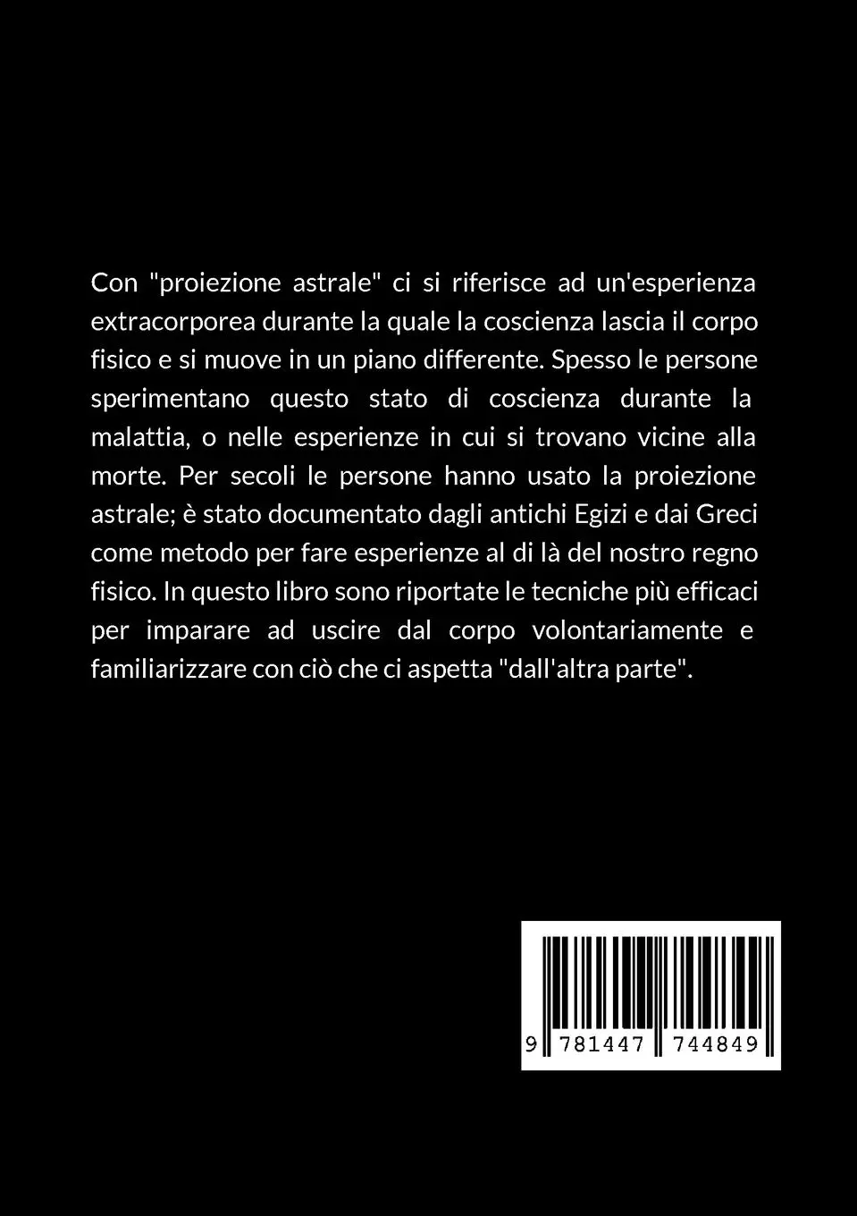 Rückseite: 9781447744849 | Il Viaggio Astrale | Le Migliori Tecniche per Uscire dal Corpo | Buch