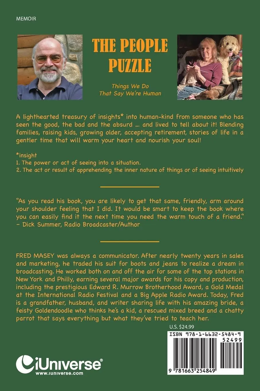 Rückseite: 9781663254849 | The People Puzzle | Things We Do That Say We're Human | Fred Masey