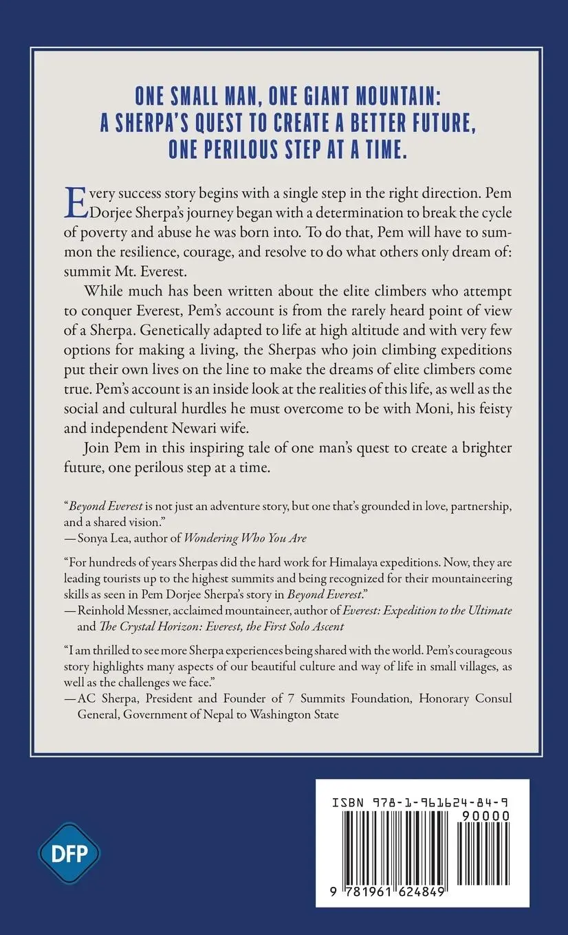 Rückseite: 9781961624849 | Beyond Everest | One Sherpa's Summit and Hope for Nepal | Buch | 2024