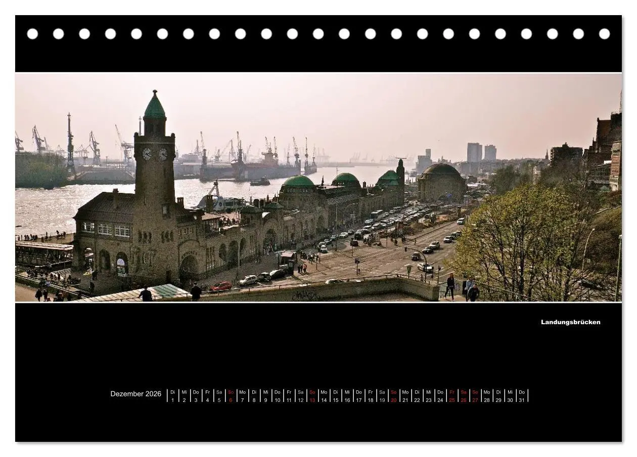 Bild: 9783516154849 | Hamburg Panoramen 2026 (Tischkalender 2026 DIN A5 quer), CALVENDO...