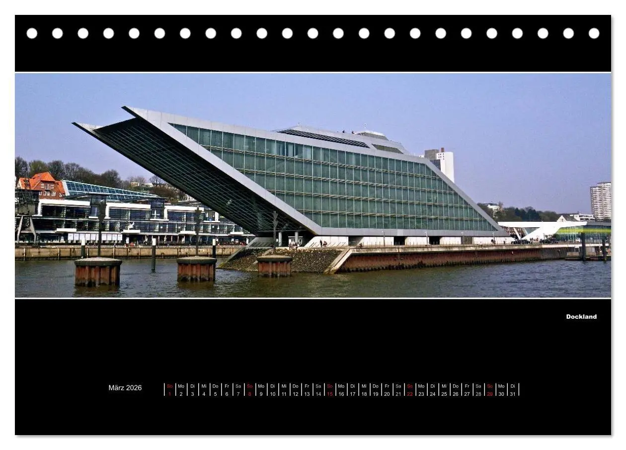 Bild: 9783516154849 | Hamburg Panoramen 2026 (Tischkalender 2026 DIN A5 quer), CALVENDO...