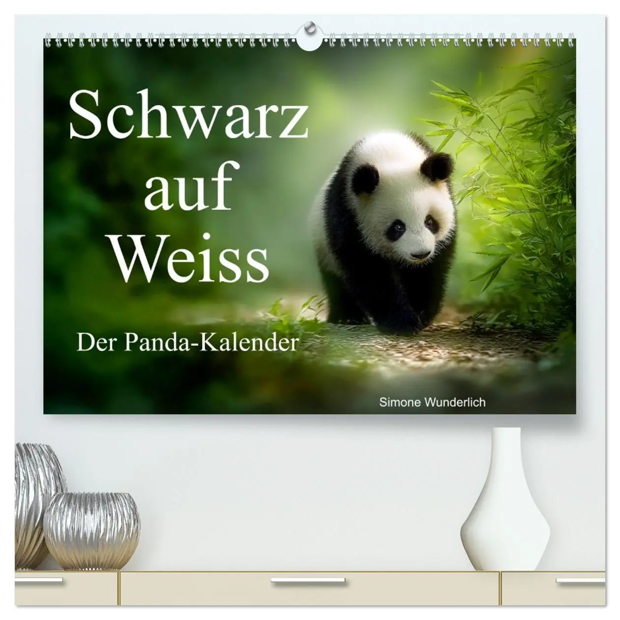 Cover: 9783516604849 | Schwarz auf Weiß - Der Panda-Kalender (hochwertiger Premium...