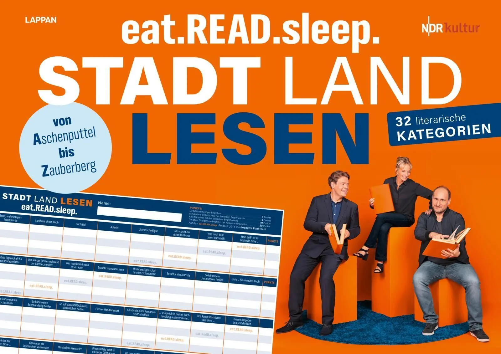 Cover: 9783830364849 | Stadt, Land, Lesen - eat.READ.sleep-Edition | Lappan Verlag | Buch