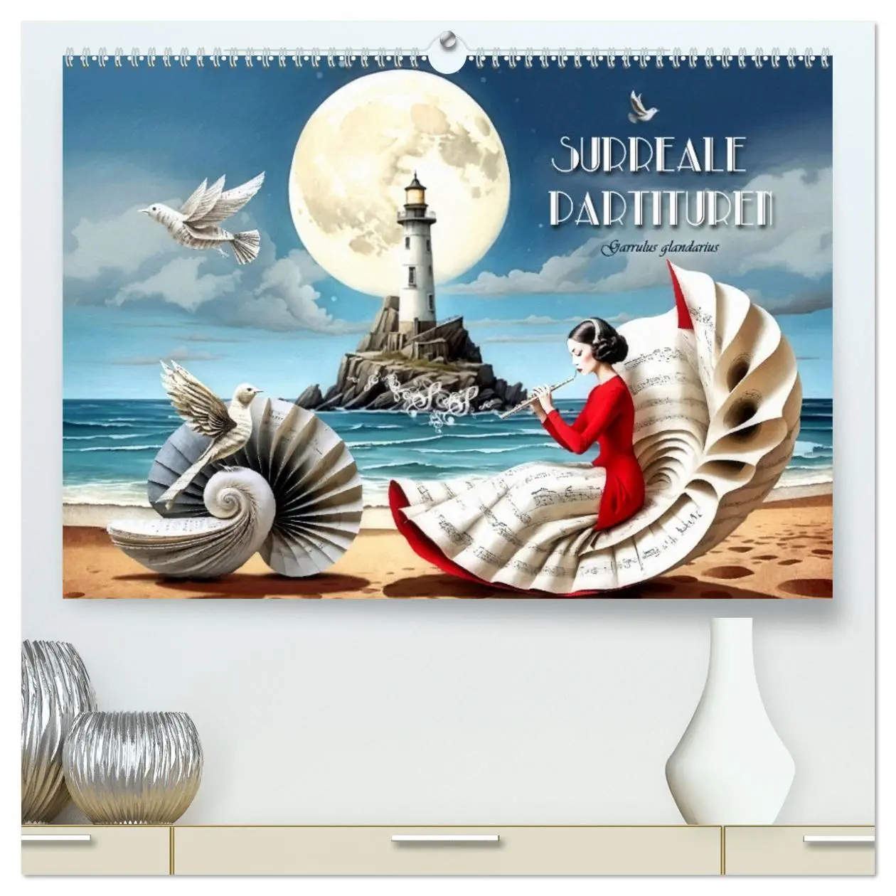 Cover: 9783457364949 | Surreale Partituren (hochwertiger Premium Wandkalender 2026 DIN A2...