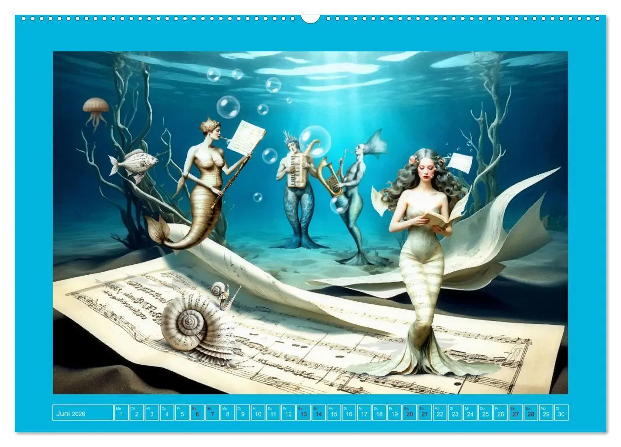 Bild: 9783457364949 | Surreale Partituren (hochwertiger Premium Wandkalender 2026 DIN A2...