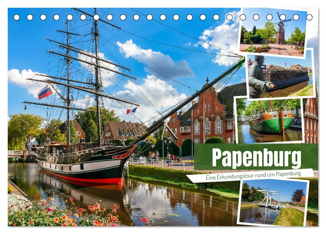 Cover: 9783457434949 | Rund um Papenburg (Tischkalender 2026 DIN A5 quer), CALVENDO...